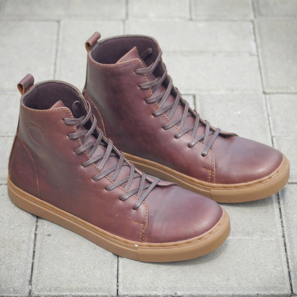 MAGNUS BROWN (KULIT ASLI) |ManNeedMe x Greata| Sepatu Boots Pria ORI