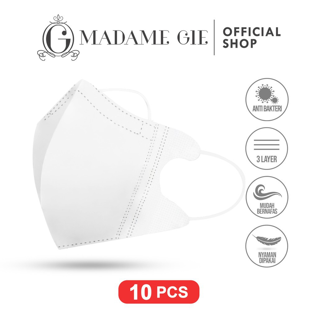 Madame Gie Protect You Duckbill Face Mask – Masker Isi 10 Pcs/ MASKER MEDIS MADAME GIE