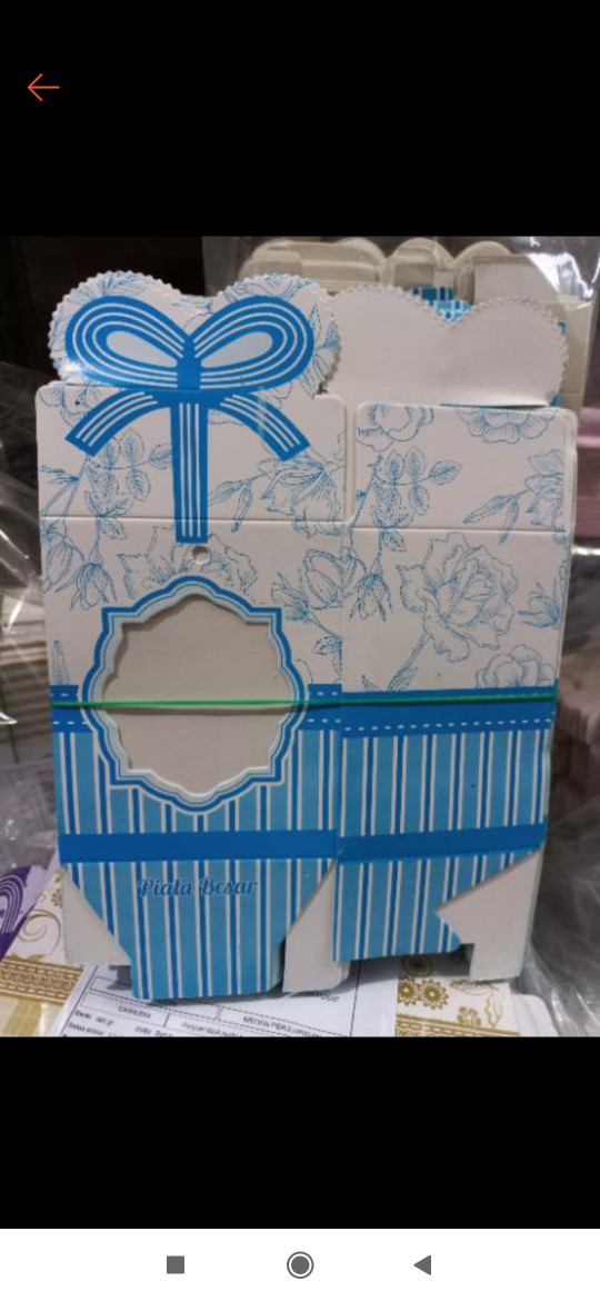 Box Gelas Gagang T 11cm L 9 Cm Free Tali