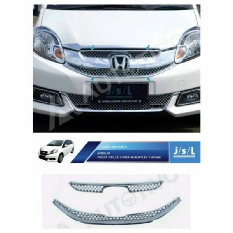 Grill depan Mobilio Bentley chrome JSL