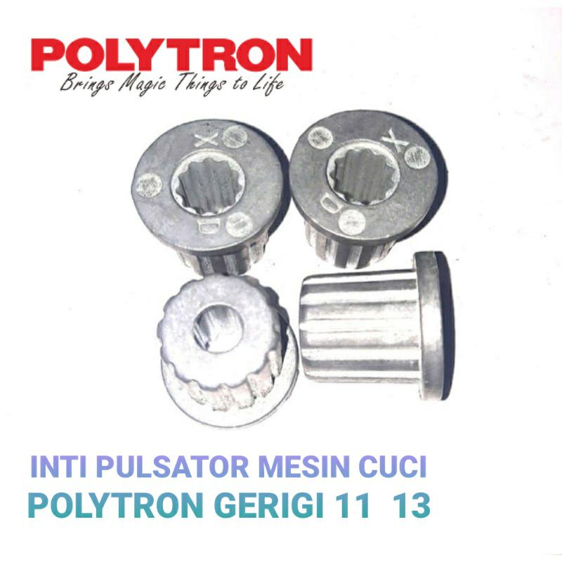 inti pulsator mesin cuci polytron gigi 11