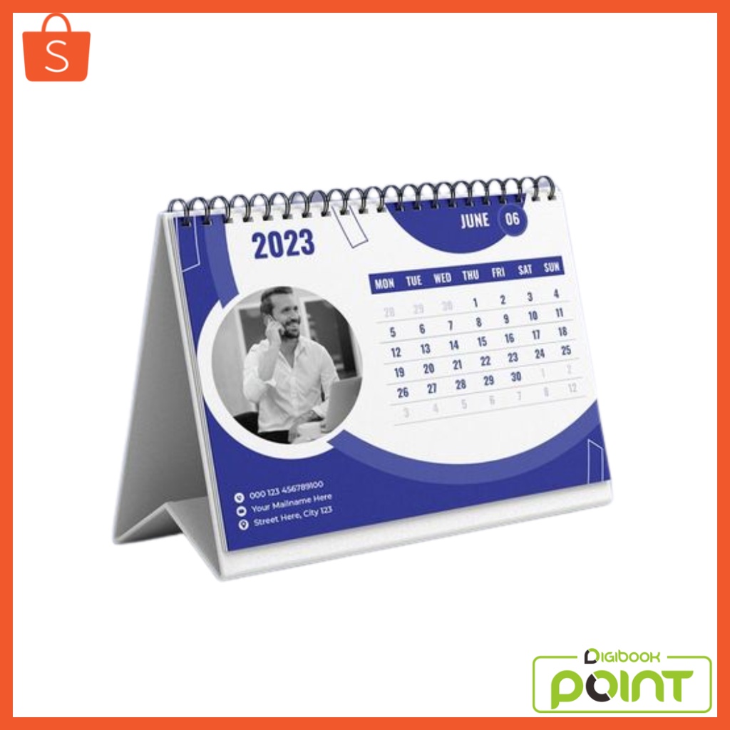 

Kalender 2024 Custom - Kalender Duduk Tatakan Linen 8 Lembar 2 Muka - Kertas AC 260