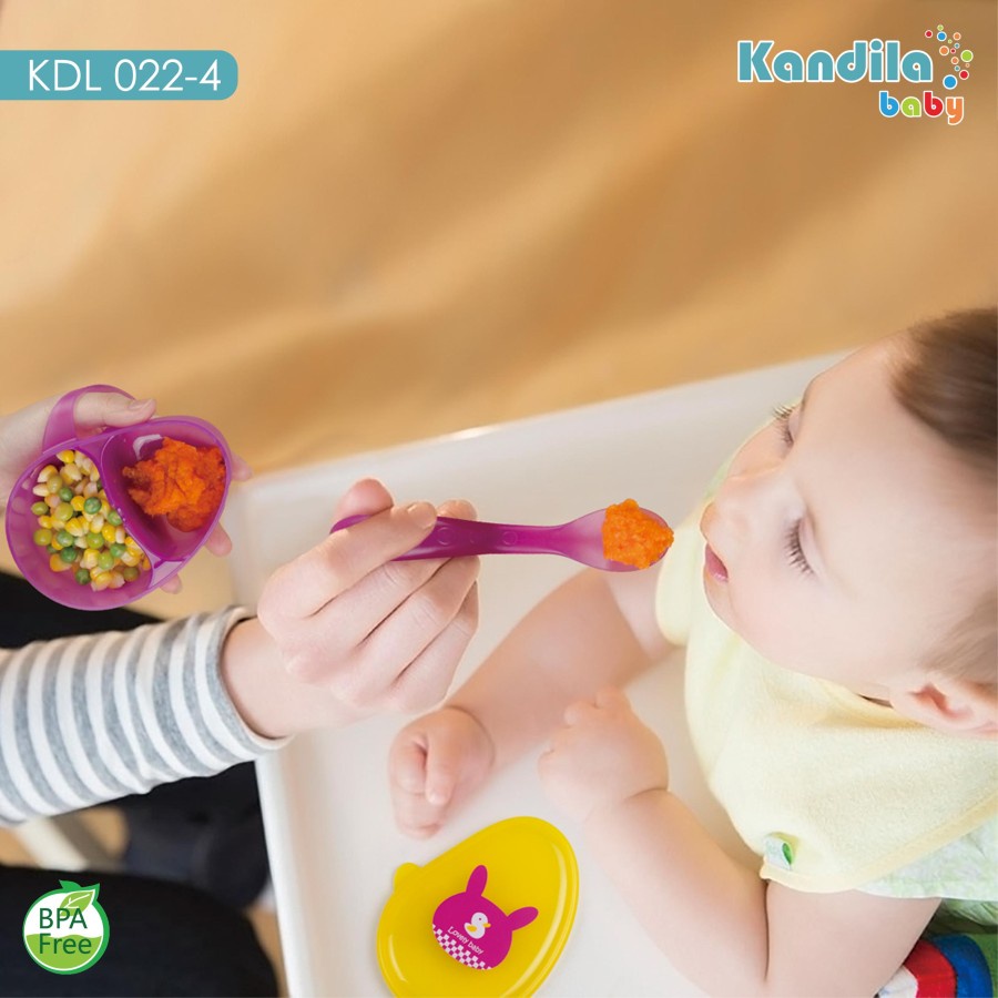 KANDILA BABY OUTDOOR FEEDING BOWL + SPOON SET