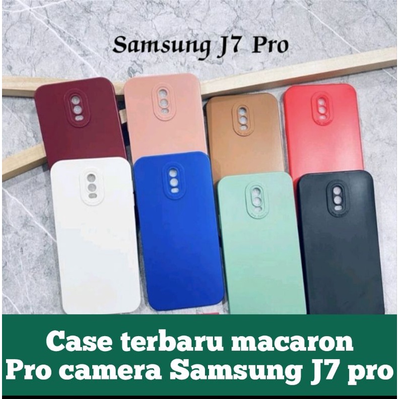 CASE SOFT TERBARU MACARON PRO CAMERA TIPE SAMSUNG J7-PRO