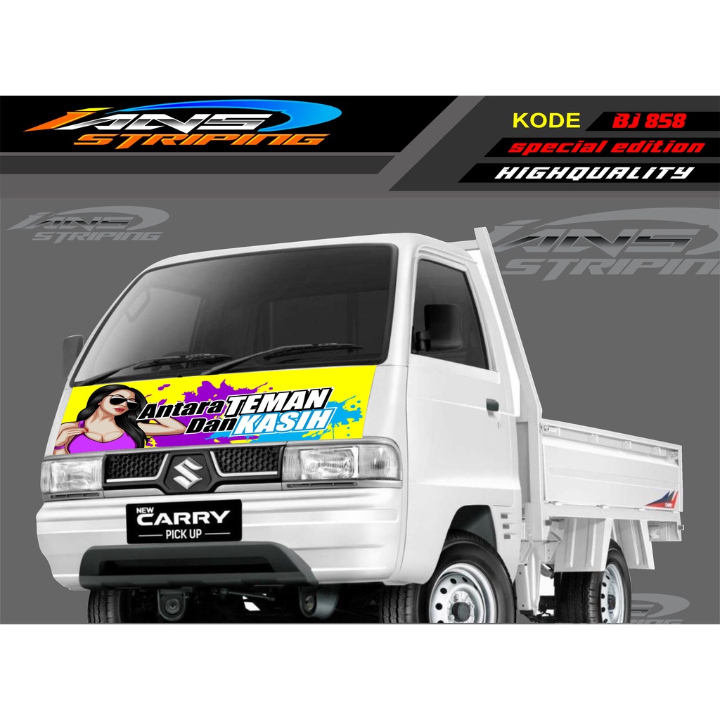 VARIASI STICKER KAP DEPAN MOBIL CARRY/ STIKER KABIN DEPAN MOBIL CARRY PICK UP / STICKER TERBARU