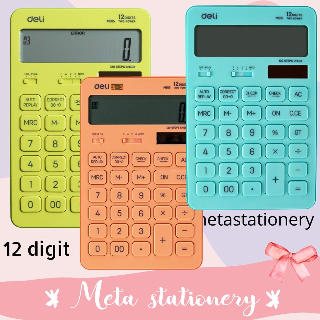 

Calculator / Kalkulator Deli 12 Digit M015