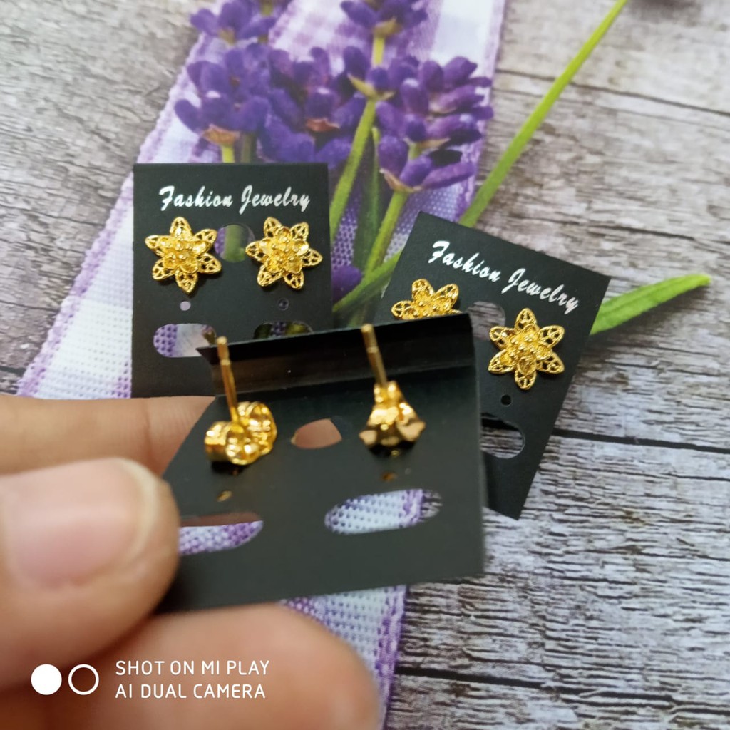 Anting Xuping Model Tusuk Bandul Bintang Simple Tokopelanginicer