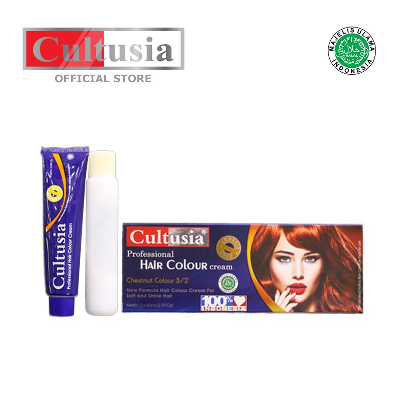 Cultusia Hair Color Chestnut 3 2 60 ML