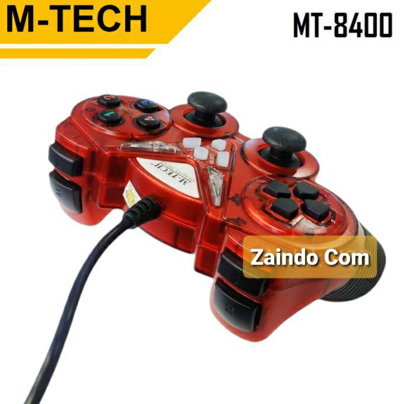 USB GAMEPAD SINGLE TURBO M-TECH MT-8400 GAMEPAD SINGLE TURBO JOYSTICK CONTROLLER FOR PC LAPTOP