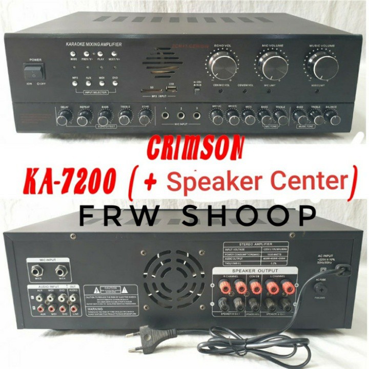 power amplifier crimson KA 7200 / KA7200 / KA-7200