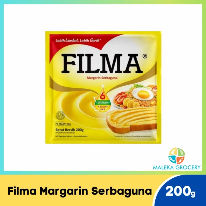 

Filma Margarin Serbaguna 200 gram | Bahan Kue