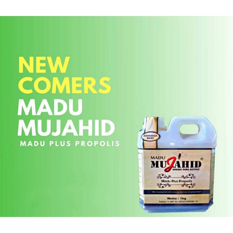 

MADU MUJAHID MADU ASLI PLUS PROPOLIS 1 KG