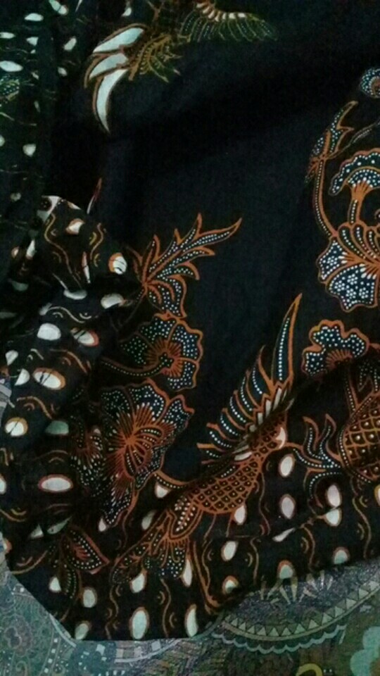 M-l-xl-xxl Batik Tunik Wanita Asj Sa Hrb026 Kenongo Pekalongan Sogan Tulis