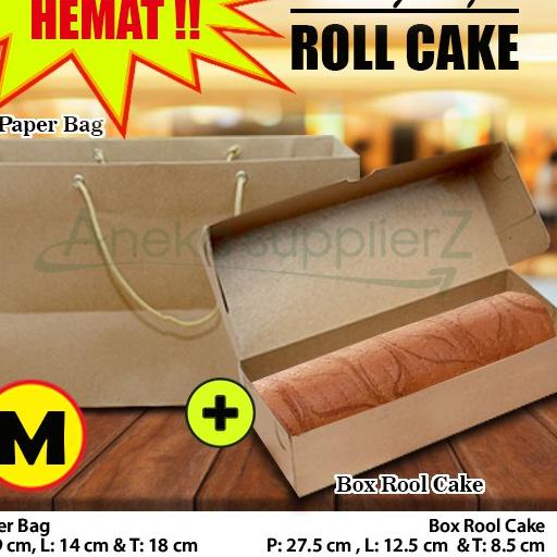 

♦ Paket Combo Bolu Gulung M ( Box - Paper Bag ) (10 SET) ➭