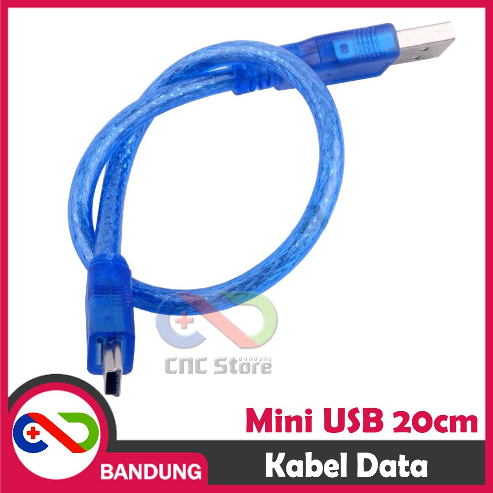 KABEL DATA MINI USB FOR NANO V3 BIRU 30 CM CABLE DATA