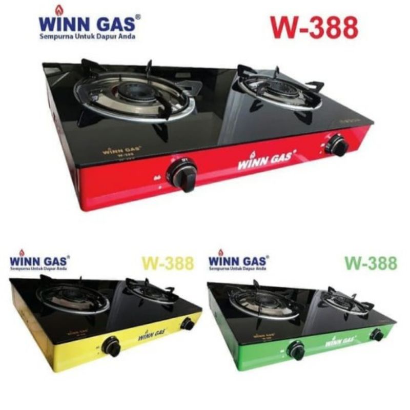 KOMPOR KACA WINN GAS W-388