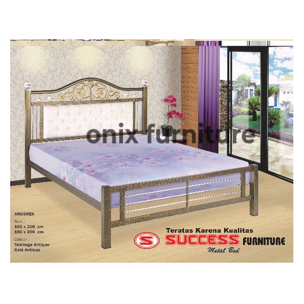 Ranjang / Divan Besi Anggrek 160x200cm