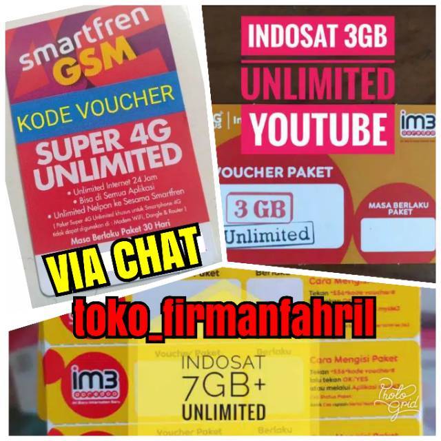 Voucer Data Smartfren Unlimited Via Chat Bukan Inject Shopee Indonesia