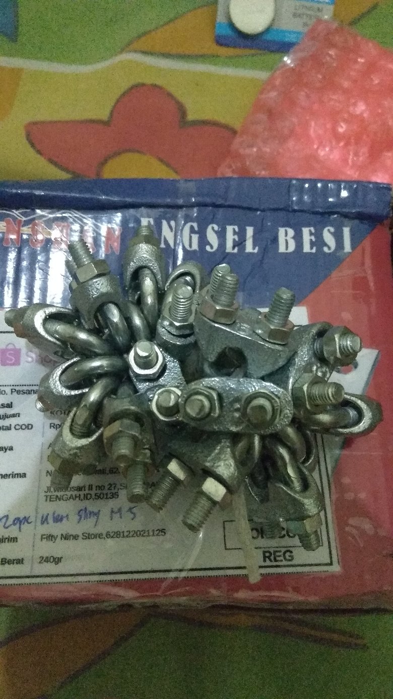 Klem Sling M5 5mm 3/16