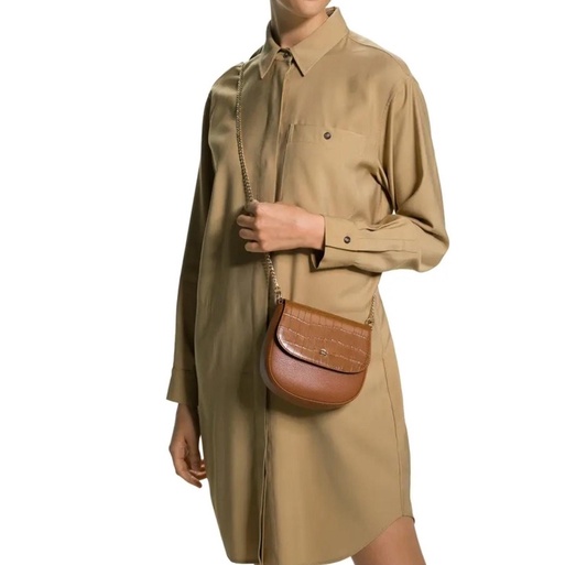 aigner ava chain croco brown