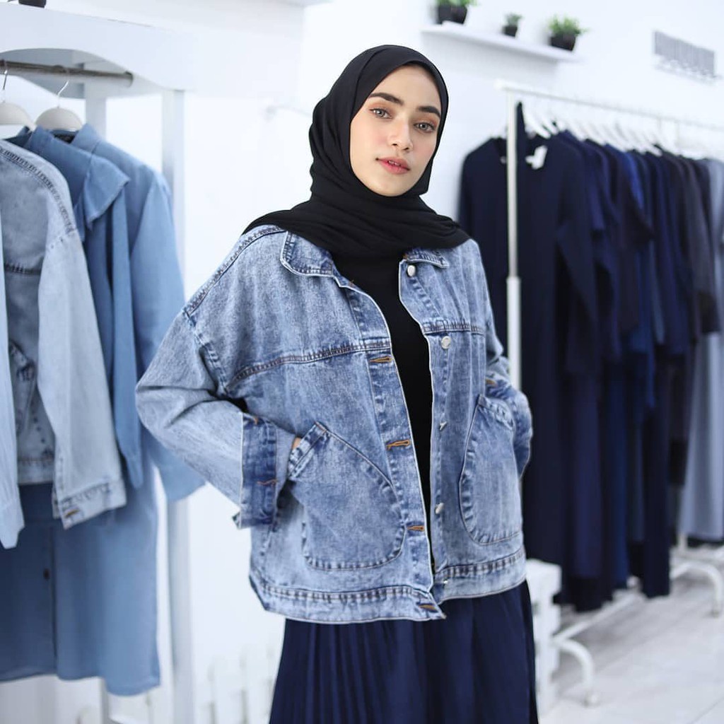 JAKET JEANS DENIM WANITA HIGHT QUALITY