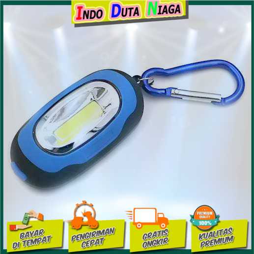 IDN TOOLS - TaffLED Senter LED Mini COB 25 Lumens dengan Karabiner - BM-9402