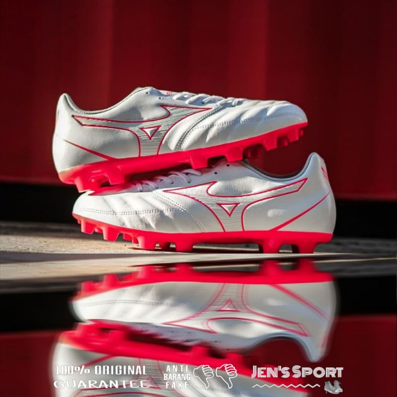 SEPATU BOLA MIZUNO REBULA CUP SELECT P1GA227564 - WHITE DIVA PINK MURAH ORIGINAL