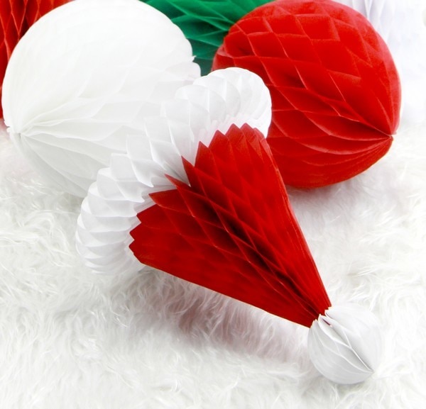 1 Pc Ornamen Topi Santa Claus Model Gantung Untuk Dekorasi Pesta Natal