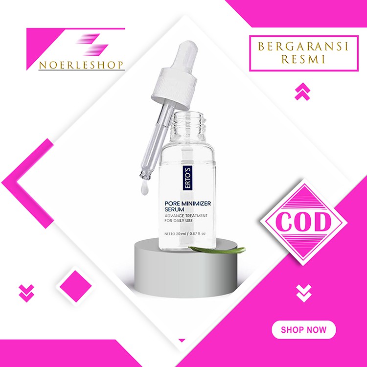 [ᴏʀɪ] Ertos Pore MINIMIZER SERUM Scincare Wajah SERUM ERTOS PENGHILANG BOPENG Beauty Skincare ER03