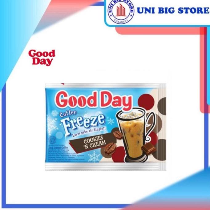 

=====] Good Day Coffee Freeze Cookies and Cream 10 Sachet X 30 gr