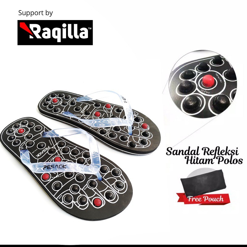 Sandal Kesehatan Refleksi Kayu jepit Akupuntur / Sendal Refleksi Kesehatan Pijat terapi tradisional