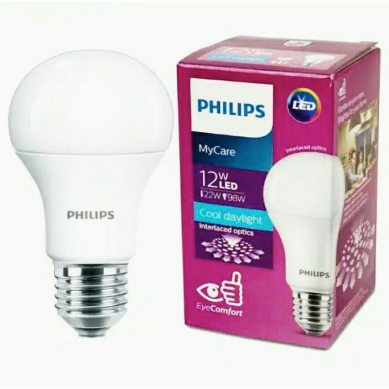 Lampu Philip Led 12 Watt Cahaya Putih