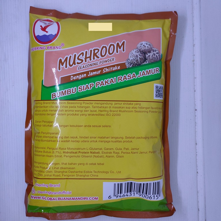 

454gr Bumbu Kaldu Jamur / Mushroom HERRING BRAND - Bumbu Jamur Vegetarian