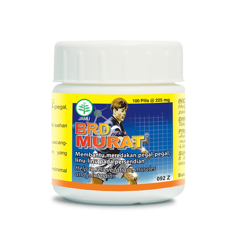 

MURAT 100 PIL - Borobudur Herbal - Meredakan pegal linu dan nyeri sendi.