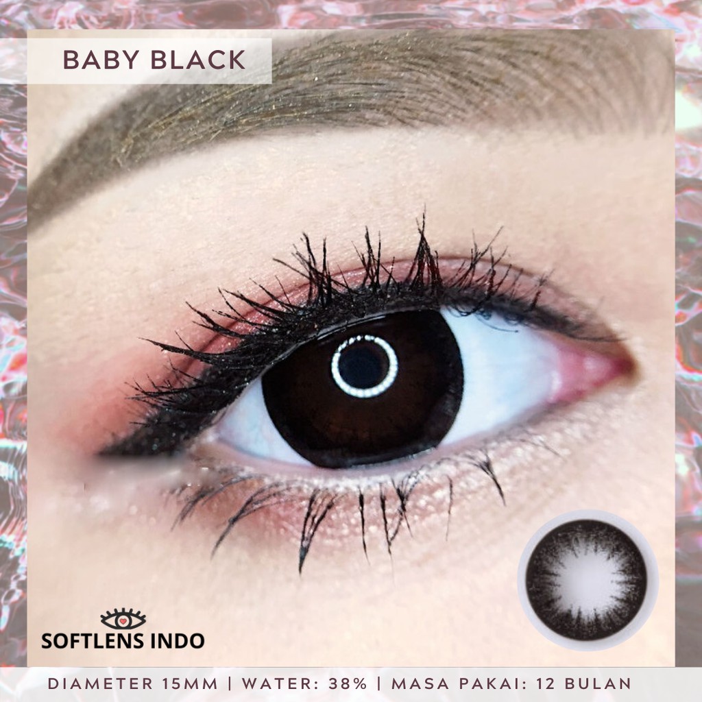 Softlens EOS baby black/ hitam