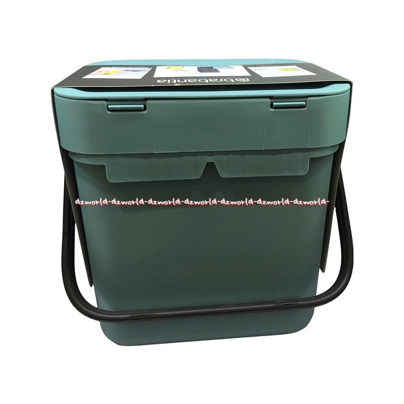 Brabantia Organiser Waste Your Way 3L Sort &amp; Go Tempat Tong Sampah Trash Rubbish Can Brabantia Tosca Toska