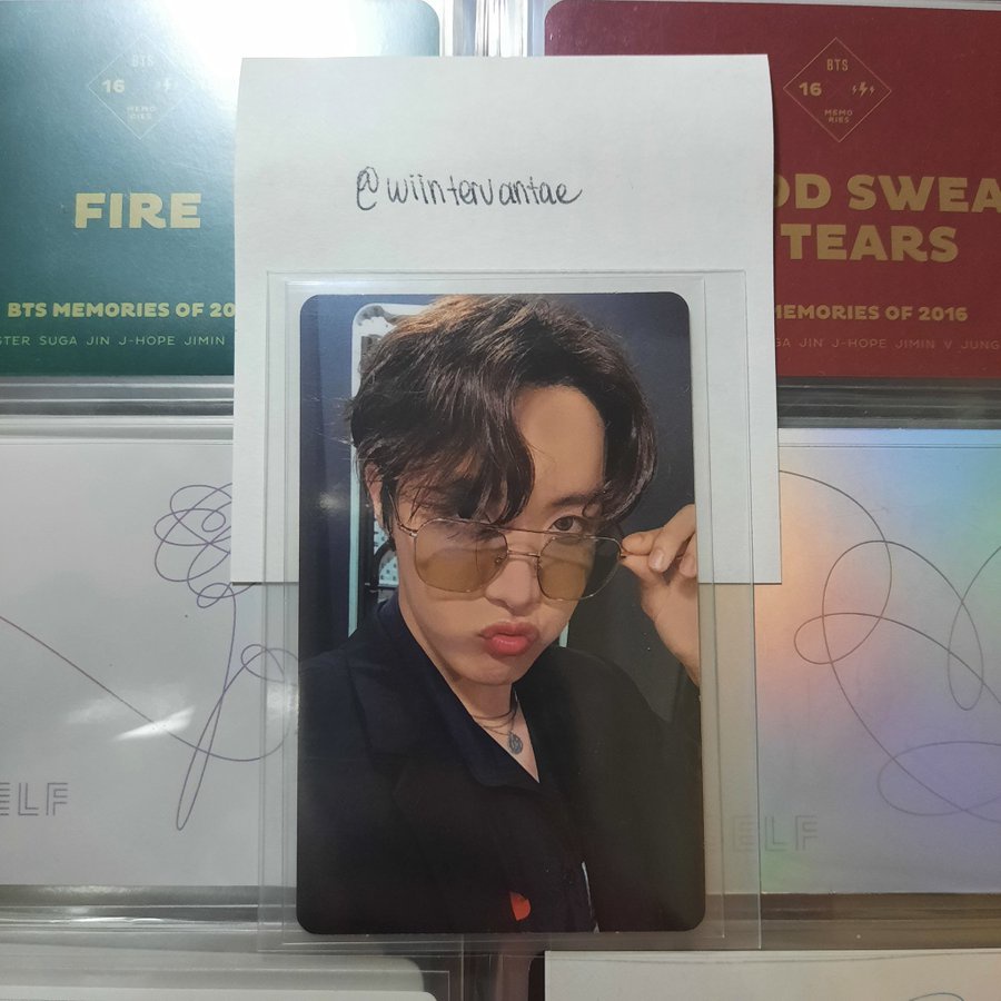 PHOTOCARD MEMORIES 2019 BLURAY HOSEOK / JHOPE