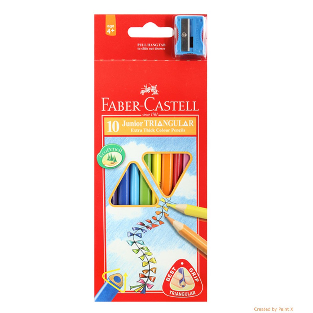 

ATK0228FC 10warna Junior Triangular Pensil Color 116538 10 Faber TK TOJ99
