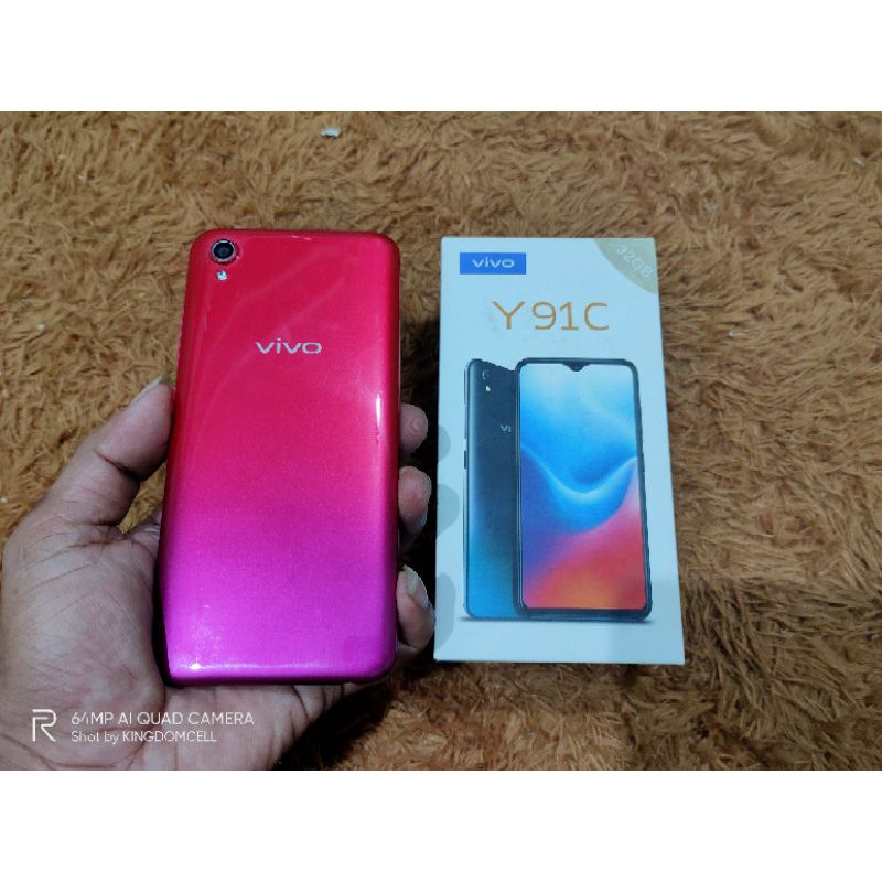 Second Vivo Y91c Ram 2 32 Fullset No Minus Shopee Indonesia