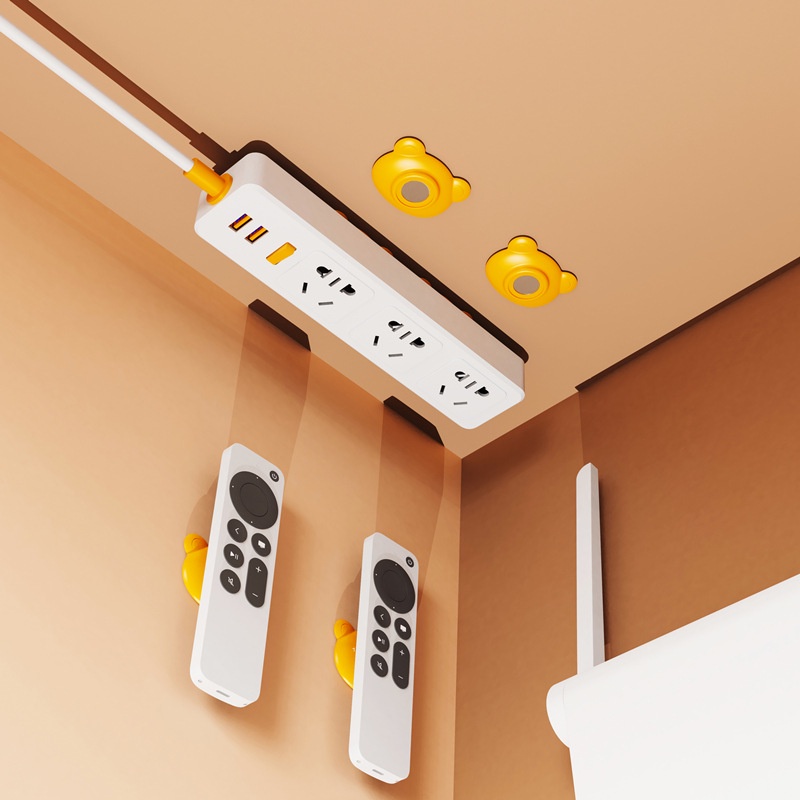 Holder Penyimpanan Remote Control Magnetik Bentuk Beruang Untuk Kulkas