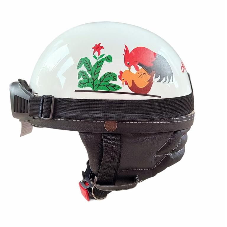 Sudah READY.. Helm Chip Motif Ayam Jago Kawin