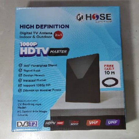 antena tv digital indoor & outdoor 1080hdtv master