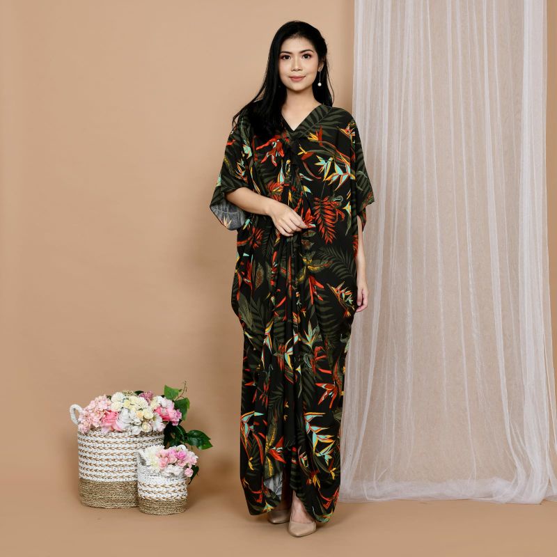 kaftan katun rayon / cod / bayar ditempat /gamis