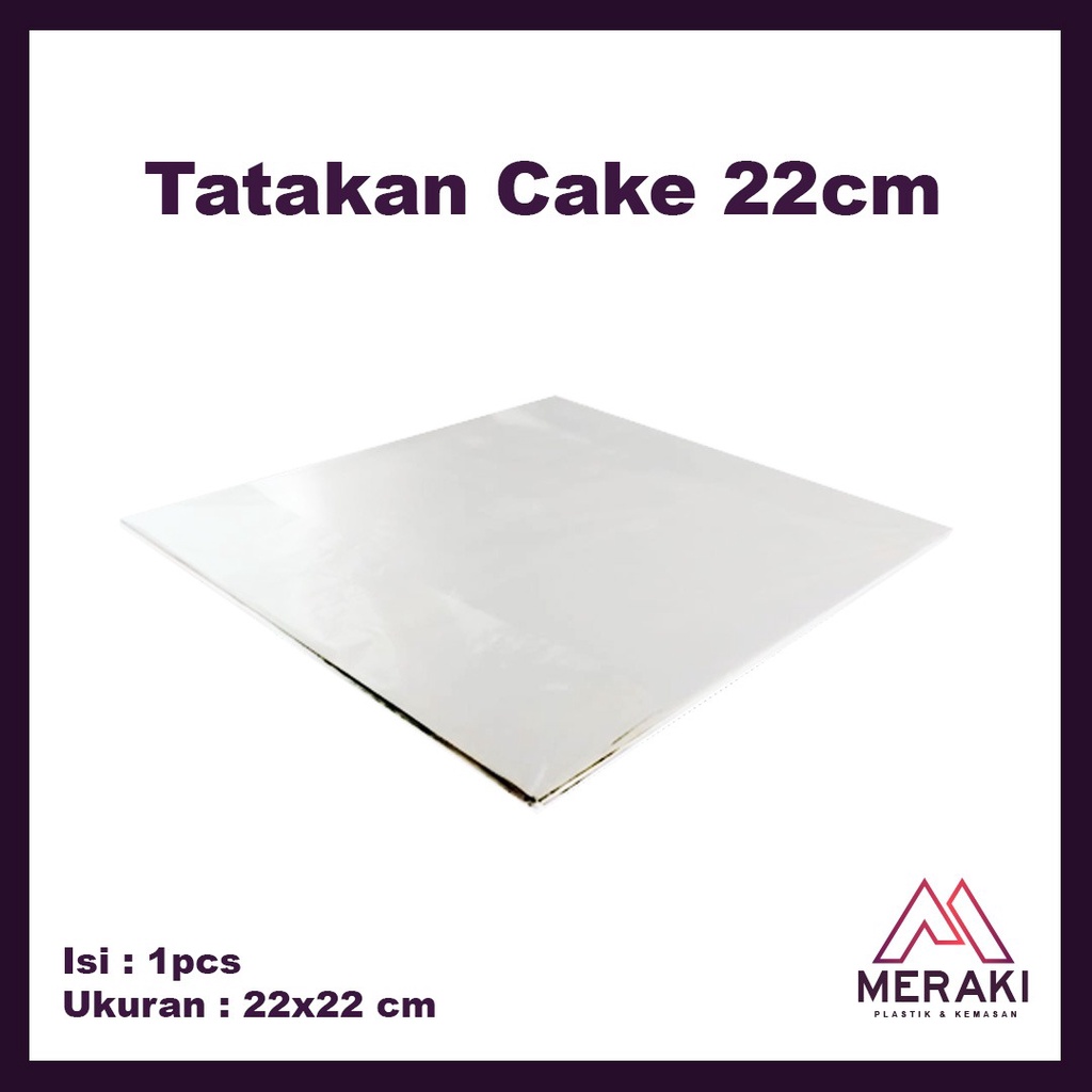 

Tatakan Kue Tart Cake 22cmx 22cm