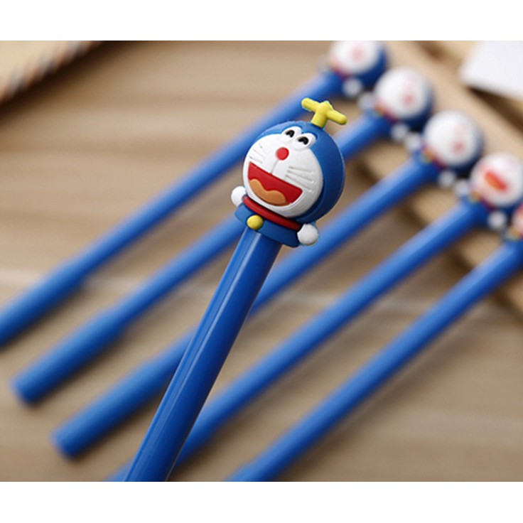 Bolpoin Karakter DORAEMON Lucu / Bolpoin Kartun DORAEMON / Pulpen Gel 0,38 mm Motif DORAEMON Unik