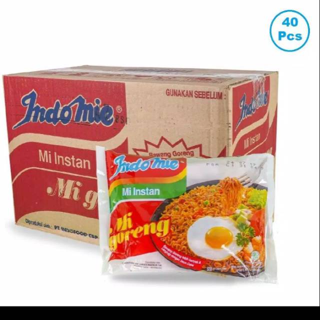 

INDOMIE GORENG 1 DUS 40 bungkus