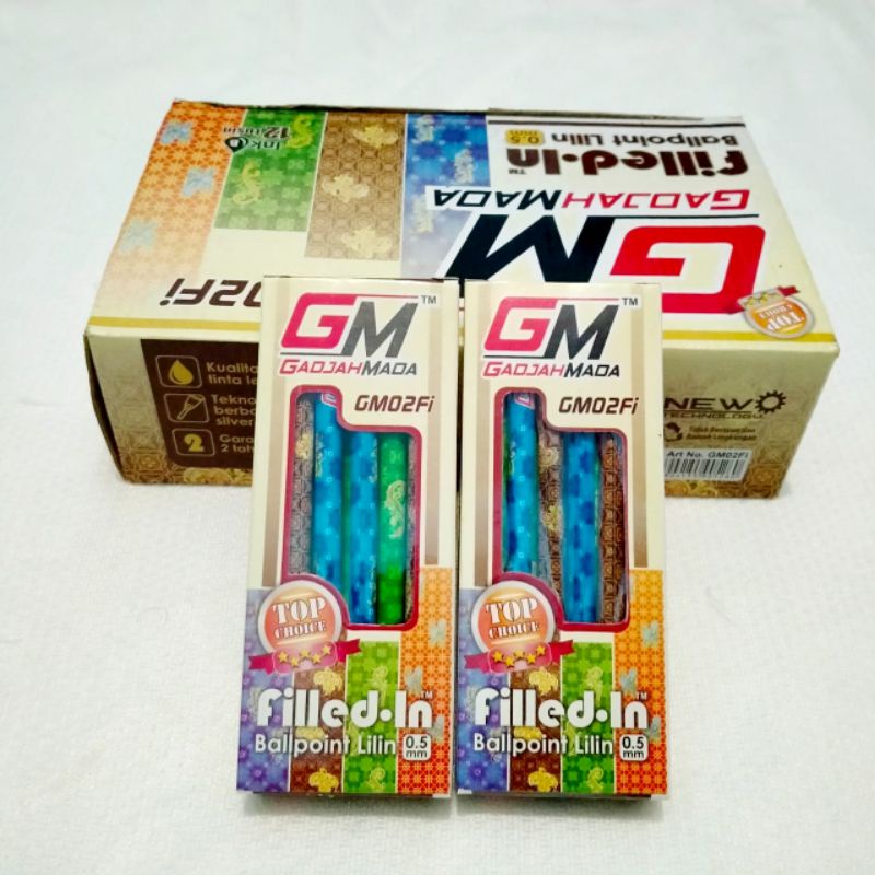 

GM pulpen lilin batik (12pcs)/pulpen GM/stationery