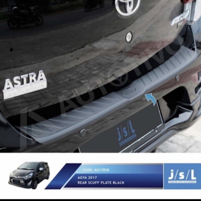 Agya 2017-2021 Paket Sill Plate Samping Belakang Injakan Pintu