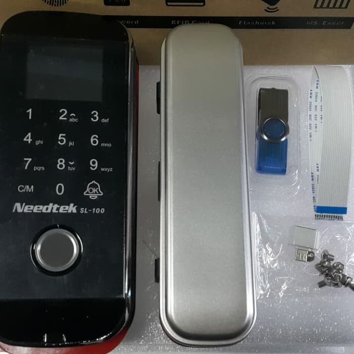 Unik Access door lock fingerprint RFID NEEDTEK SL100 Berkualitas
