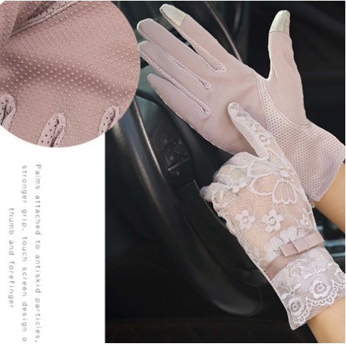 SR89 Sarung tangan Pengantin Wanita Renda halusTouchScreeen Wedding gloves